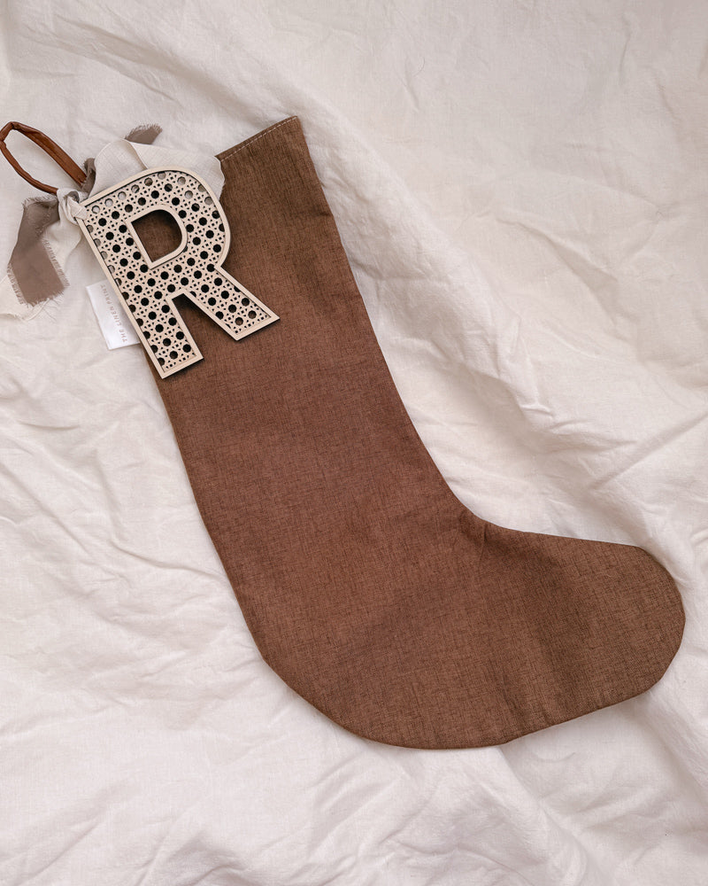 The Christmas Stocking with letter