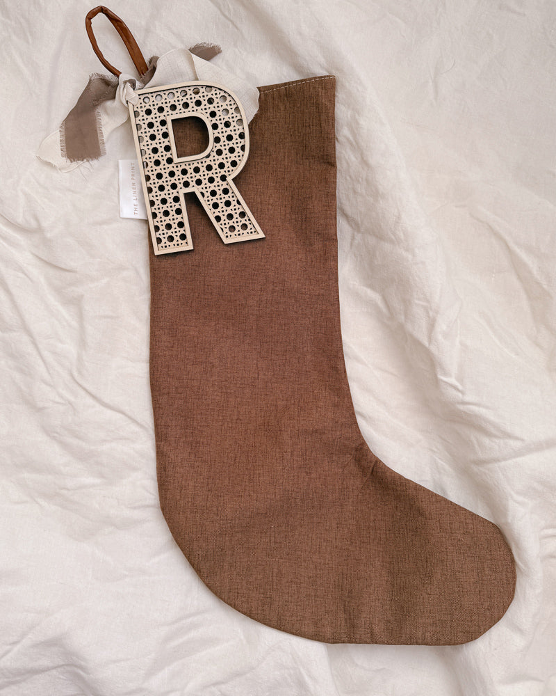 The Christmas Stocking with letter