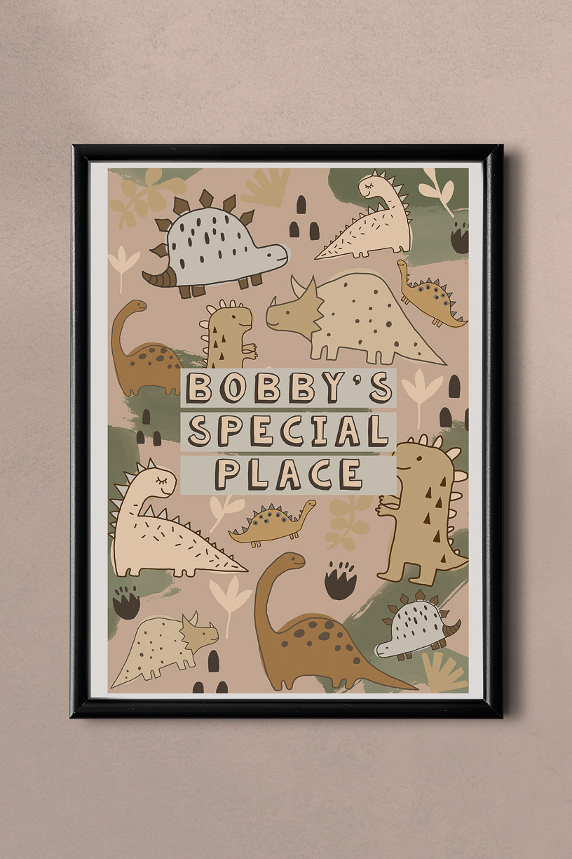 The Special Place Print - dino