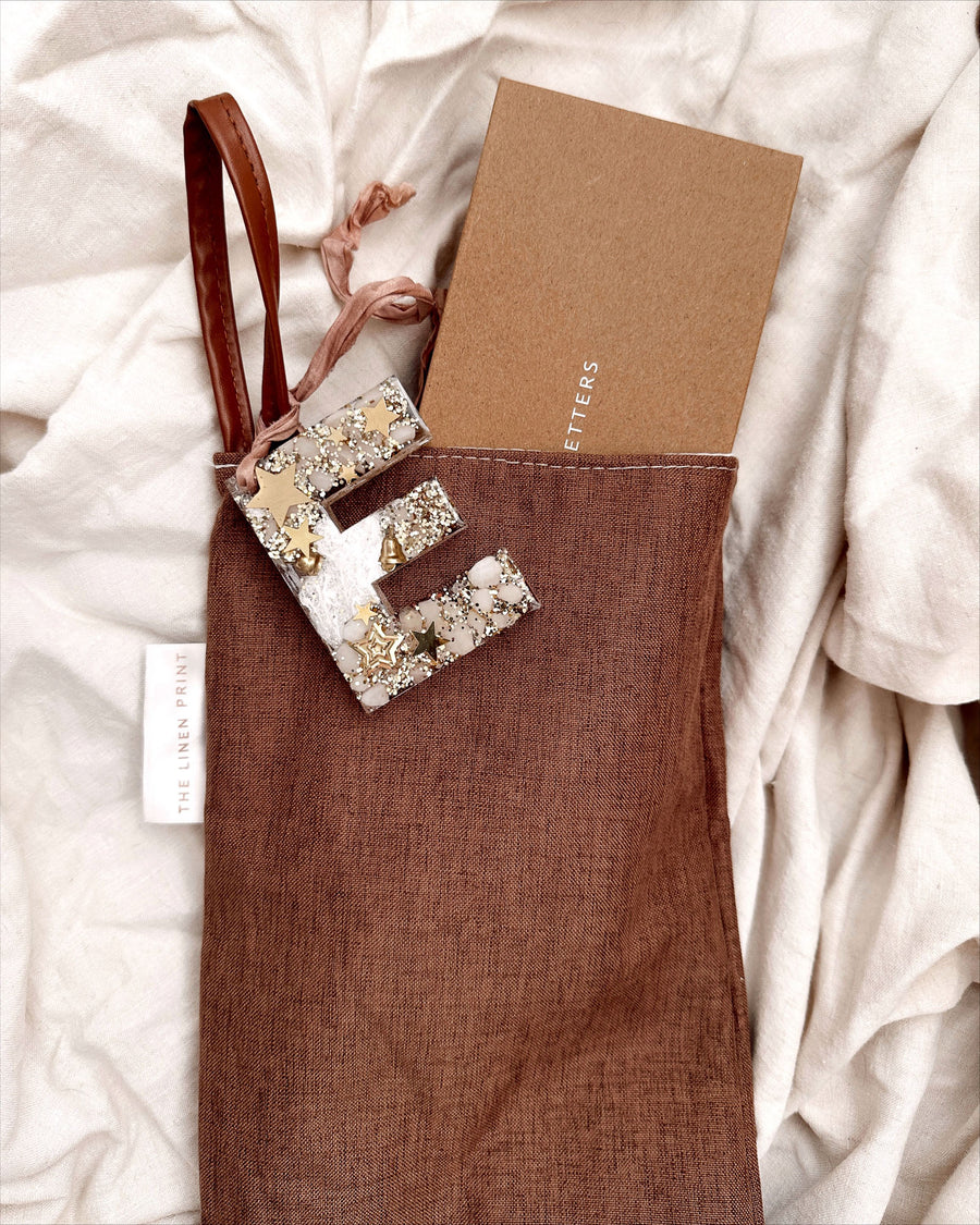 The Christmas Stocking with letter 🔔  TAWNY